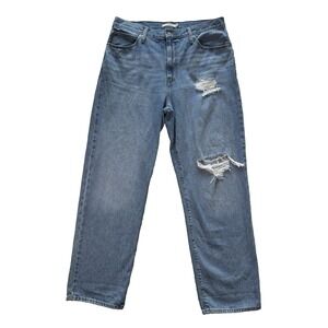 Levis Jeans Womens 32x32 94 Baggy Denim Retro Wide Leg Distressed Grunge‎ Skate